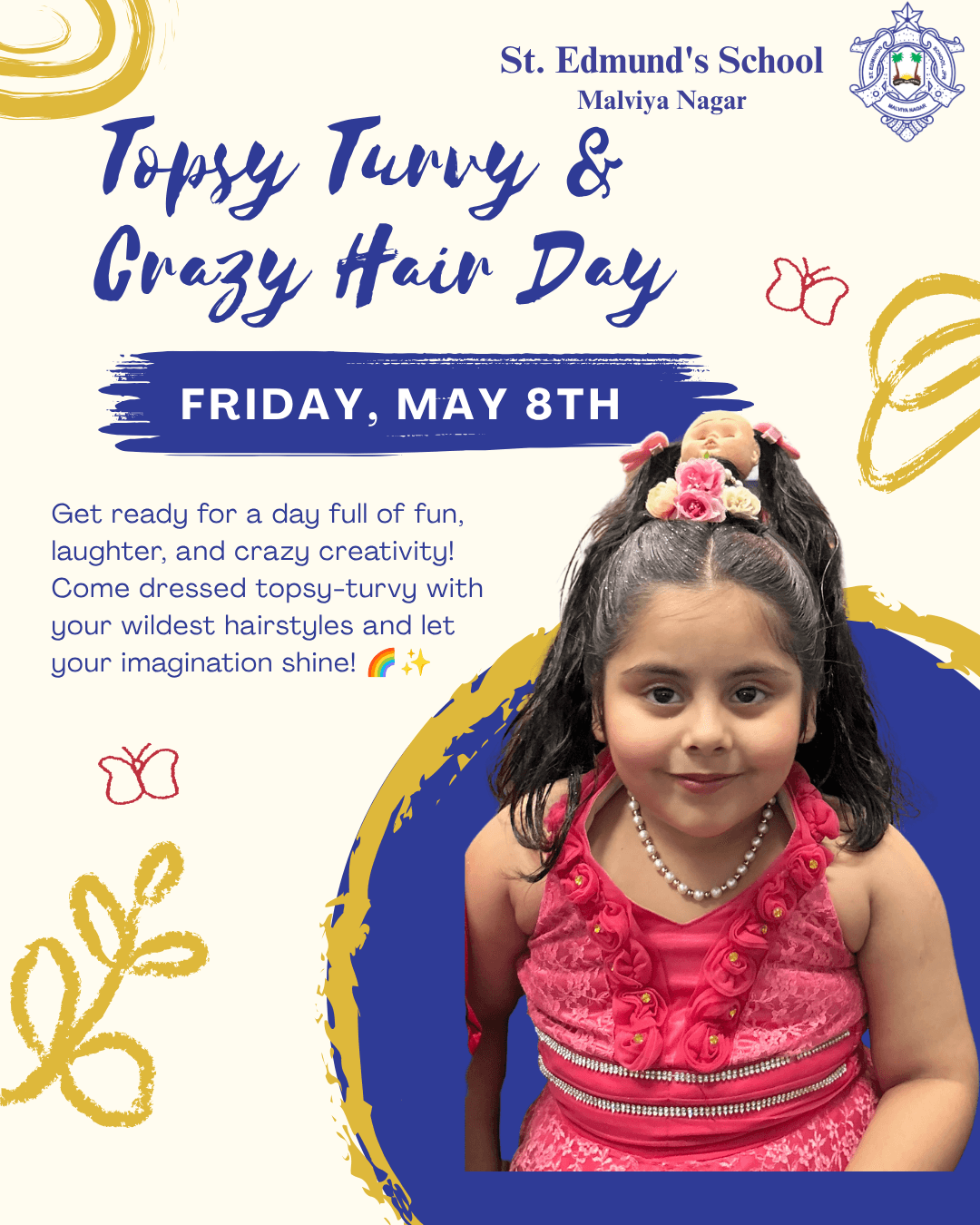 Topsy Turvy & Crazy Hair Day